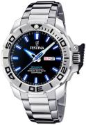 Festina Herrklocka F20665-3 The Original Diver Svart/Stål Ø46.3 mm