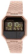 Nixon Herrklocka A158897-00 The Re-Run LCD/Roséguldstonat stål