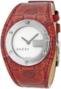 Gucci Damklocka YA104522 Silverfärgad/Läder Ø31 mm