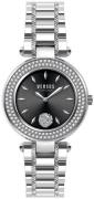 Versus by Versace Damklocka VSP715021 Brick Lane Crystal Svart/Stål