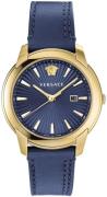 Versace Herrklocka VELQ00319 V Urban Blå/Läder Ø42 mm