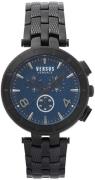 Versus by Versace Herrklocka S76200017 Logo Gent Chrono Blå/Stål