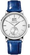 A. Lange & Söhne Herrklocka 381.041 Saxonia Silverfärgad/Läder