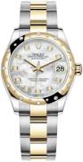 Rolex Damklocka 278343RBR-0027 Datejust 31 Vit/18 karat gult guld