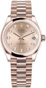 Rolex Damklocka 278245-0030 Datejust 31 Roséguldstonad/18 karat