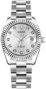 Rolex Damklocka 178274-0029 Datejust 31 Silverfärgad/Stål Ø31 mm