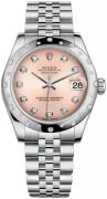 Rolex Damklocka 178344-0023 Datejust 31 Rosa/Stål Ø31 mm