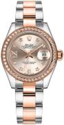 Rolex Damklocka 279381RBR-0020 Lady-Datejust 28 Roséguldstonad/18