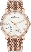 Blancpain Herrklocka 6668-3642-MMB Villeret Vit/18 karat roséguld