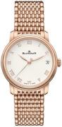 Blancpain Damklocka 6127-3642-MMB Villeret Vit/18 karat roséguld