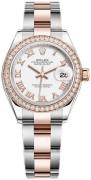 Rolex Damklocka 279381RBR-0022 Lady-Datejust 28 Vit/18 karat