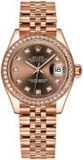 Rolex Damklocka 279135RBR-0018 Lady-Datejust 28 Brun/18 karat