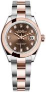 Rolex Damklocka 279161-0012 Lady-Datejust 28 Brun/18 karat roséguld