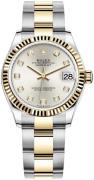 Rolex Damklocka 278273-0019 Datejust 31 Silverfärgad/18 karat gult