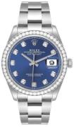 Rolex Damklocka 126284RBR-0030 Datejust 36 Blå/Stål Ø36 mm