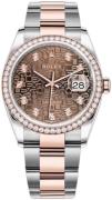 Rolex Damklocka 126281RBR-0014 Datejust 36 Brun/18 karat roséguld