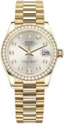 Rolex Damklocka 278288RBR-0028 Datejust 31 Silverfärgad/18 karat