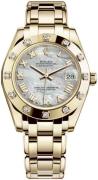 Rolex 81318-0005 Pearlmaster 34 Vit/18 karat gult guld Ø34 mm