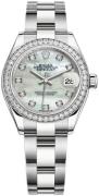 Rolex Damklocka 279384RBR-0012 Lady-Datejust 28 Vit/Stål Ø28 mm