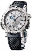 Breguet Herrklocka 5847BB-12-5ZV Marine Silverfärgad/Gummi Ø45 mm