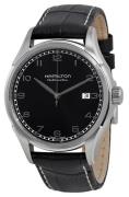 Hamilton Herrklocka H39515733 American Classic Timeless Svart/Läder