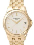 Patek Philippe Herrklocka 5127/1J/001 Calatrava Vit/18 karat gult