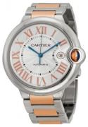 Cartier Herrklocka W6920095 Ballon Blue Silverfärgad/18 karat