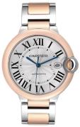 Cartier Herrklocka W2BB0004 Ballon Blue Silverfärgad/18 karat