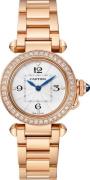 Cartier Damklocka WJPA0018 Pasha De Vit/18 karat roséguld Ø30 mm