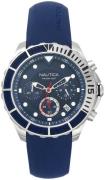 Nautica Herrklocka NAPPTR001 Blå/Gummi Ø46 mm