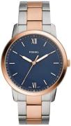 Fossil 99999 Herrklocka FS5498 Blå/Roséguldstonat stål Ø44 mm