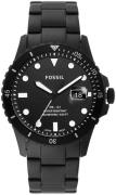 Fossil 99999 Herrklocka FS5659 Svart/Stål Ø42 mm