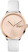 Lacoste 99999 Damklocka 2001068 Roséguldstonad/Läder Ø38 mm