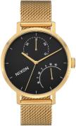 Nixon 99999 Damklocka A1166513-00 Svart/Gulguldtonat stål Ø37 mm