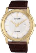 Citizen 99999 Herrklocka AW1212-10A Silverfärgad/Läder Ø42 mm