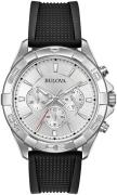 Bulova 99999 Herrklocka 96A213 Silverfärgad/Gummi Ø44 mm