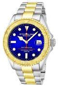 Stührling Original Aquadiver Herrklocka 893.04 Lila/Stål Ø42 mm