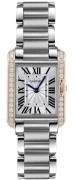 Cartier Tank Anglaise Damklocka W3TA0002 Silverfärgad/Stål