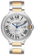 Cartier Ballon Blue Herrklocka W2BB0022 Silverfärgad/18 karat gult