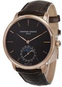 Frederique Constant Manufacture Herrklocka FC-705C4S9 Brun/Läder