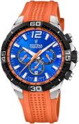 Festina Chrono Bike Herrklocka F20523-6 Blå/Gummi Ø44.5 mm