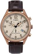 Timex The Waterbury Herrklocka TW2R88300 Beige/Läder Ø42 mm