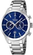 Festina 99999 Herrklocka F16826-B Blå/Stål Ø44 mm