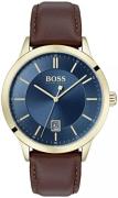 Hugo Boss 99999 Herrklocka 1513685 Blå/Läder Ø41 mm