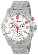 Wenger Squadron Herrklocka 77059 Vit/Stål Ø43 mm