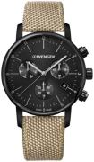 Wenger 99999 Herrklocka 01.1743.117 Svart/Läder Ø44 mm