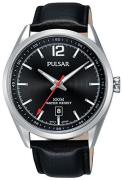 Pulsar Dress Herrklocka PS9519X1 Svart/Läder Ø42 mm