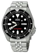 Seiko 5 Herrklocka SKX007K2 Svart/Stål Ø42 mm