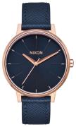 Nixon The Kensington Damklocka A1082195-00 Blå/Läder Ø37 mm