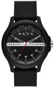 Armani Exchange Hampton Herrklocka AX2420 Svart/Gummi Ø46 mm